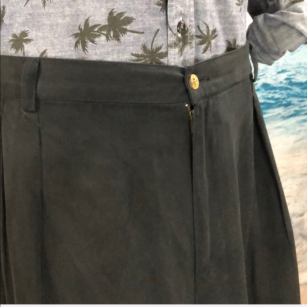 Tommy Bahama Black Silk Shorts - Picture 2 of 5